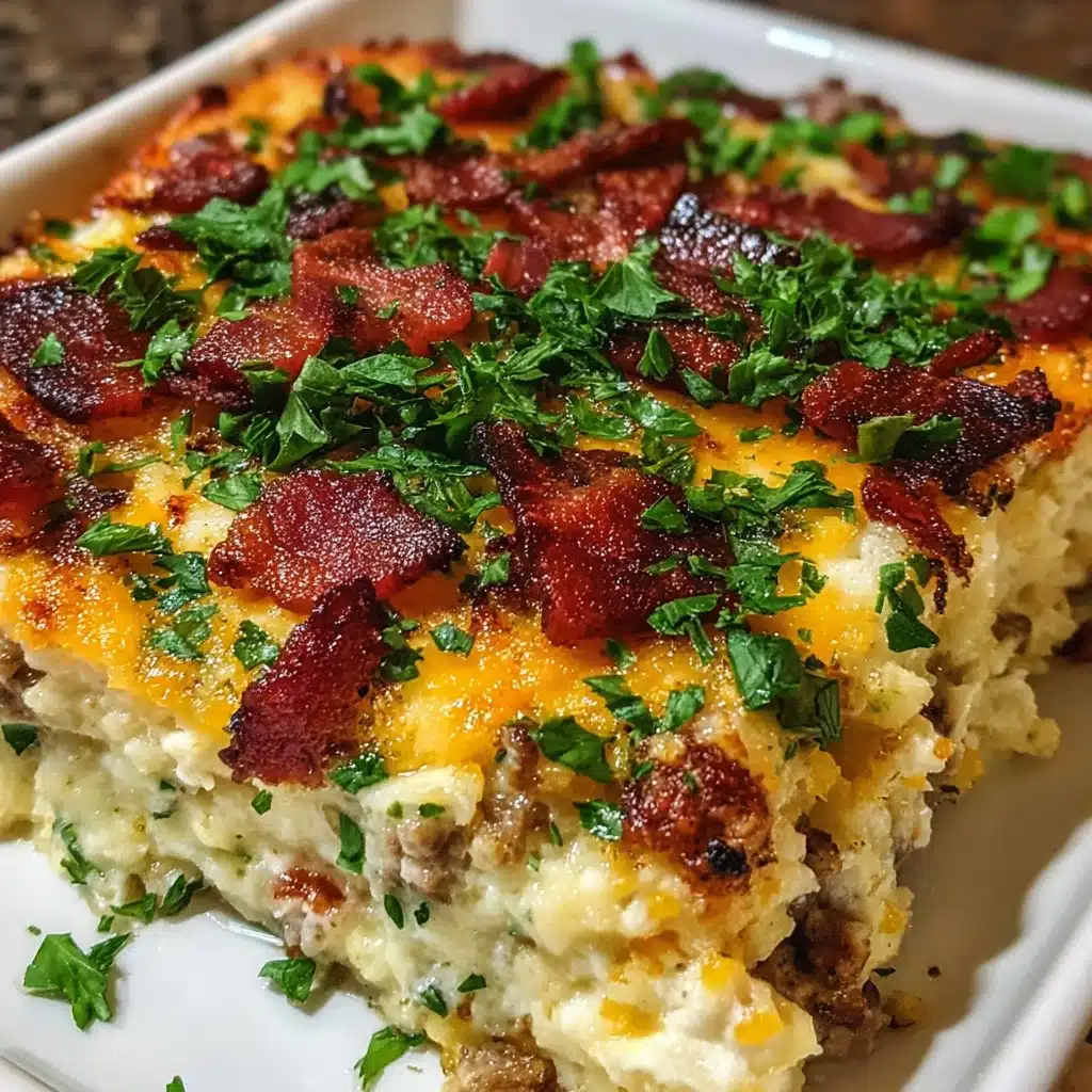Loaded Cauliflower Casserole Recipe - Recipe Image