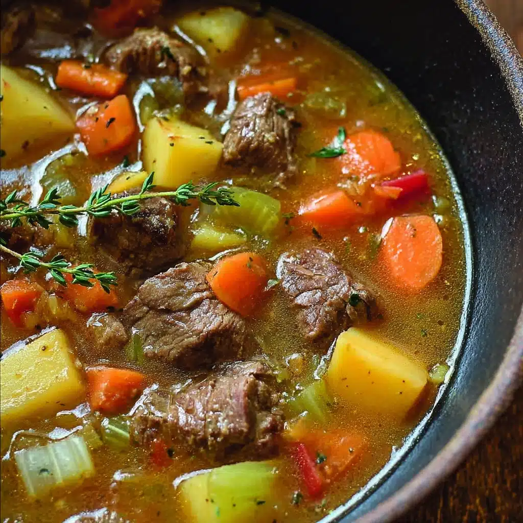 Hearty Vegetable Beef Soup Recipe - Recipe Image