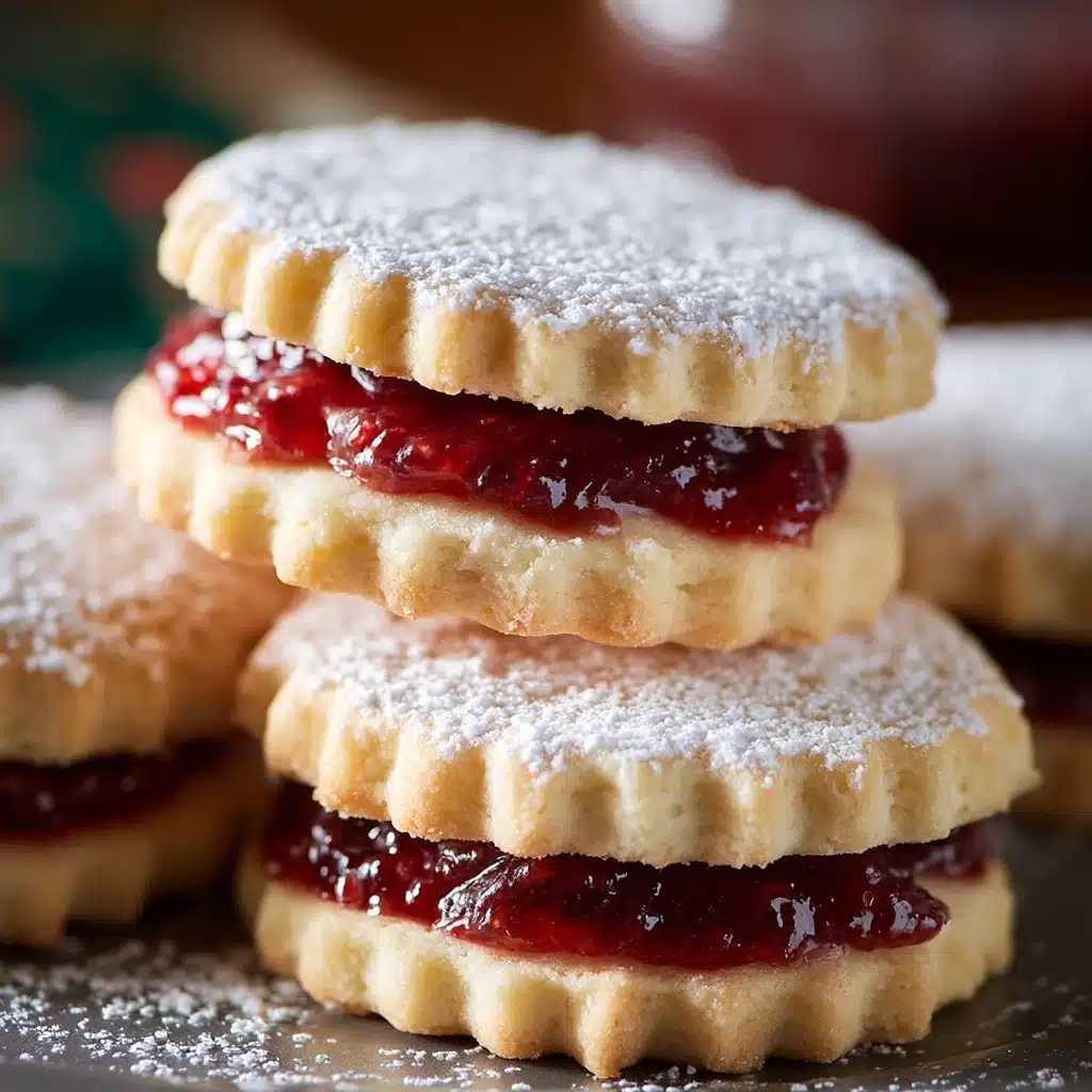 Jam Filled Sandwich Cookies (Zirochki) Recipe - Recipe Image