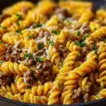 One-Pot Beef and Cheddar Ranch Pasta Recipe