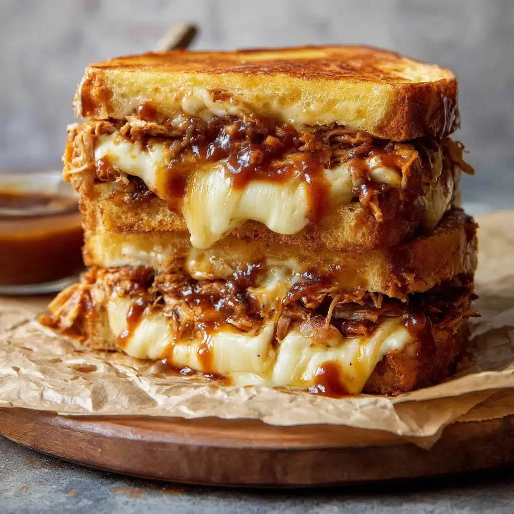 BBQ Chicken Grilled Cheese Sandwich Recipe