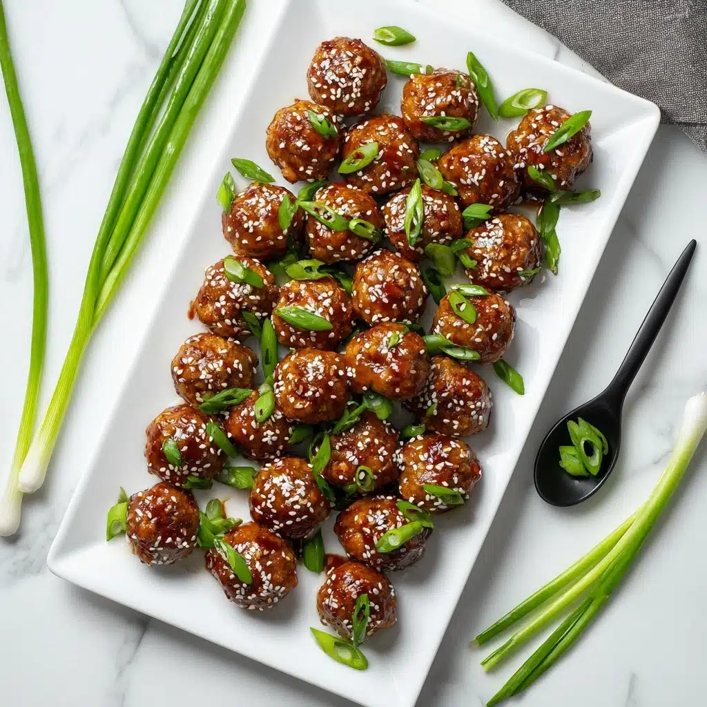 Asian Meatballs Crockpot Recipe - Recipe Image