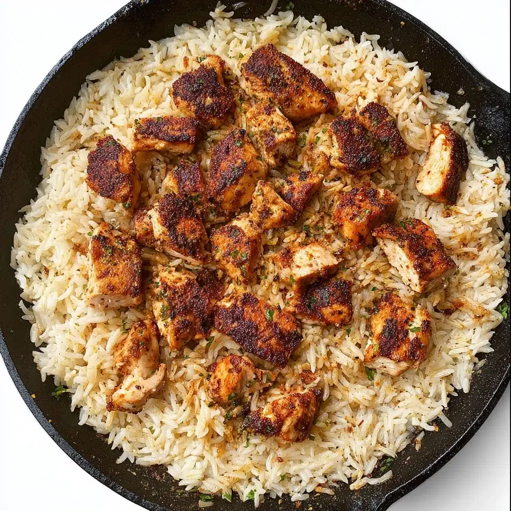 One-Pan Garlic Parmesan Chicken and Rice Recipe