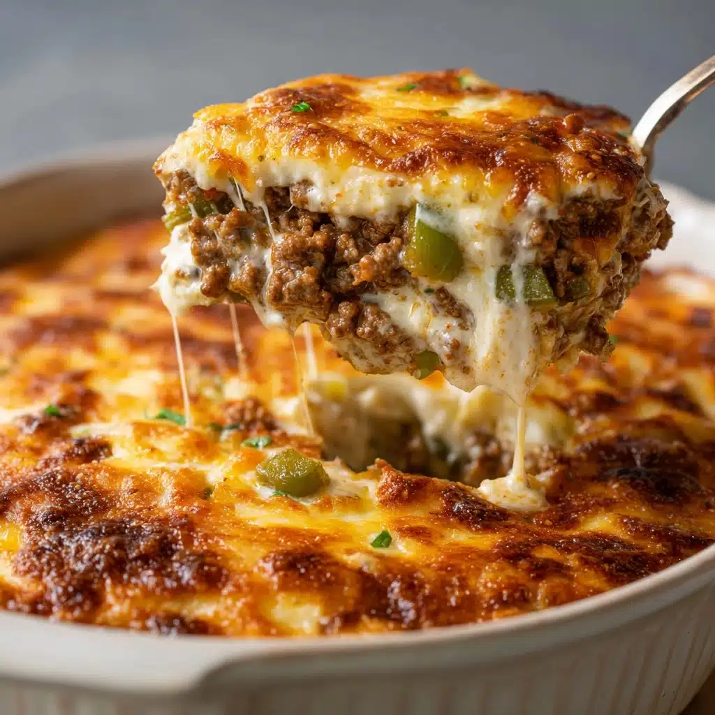 Low Carb Philly Cheesesteak Casserole Recipe