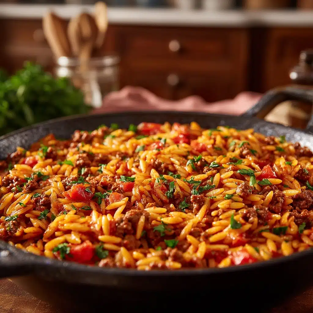 Delicious Ground Beef Orzo Recipe for Everyone Recipe - Recipe Image
