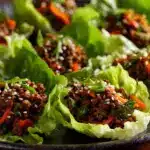 Asian Style Ground Beef Lettuce Wraps Recipe