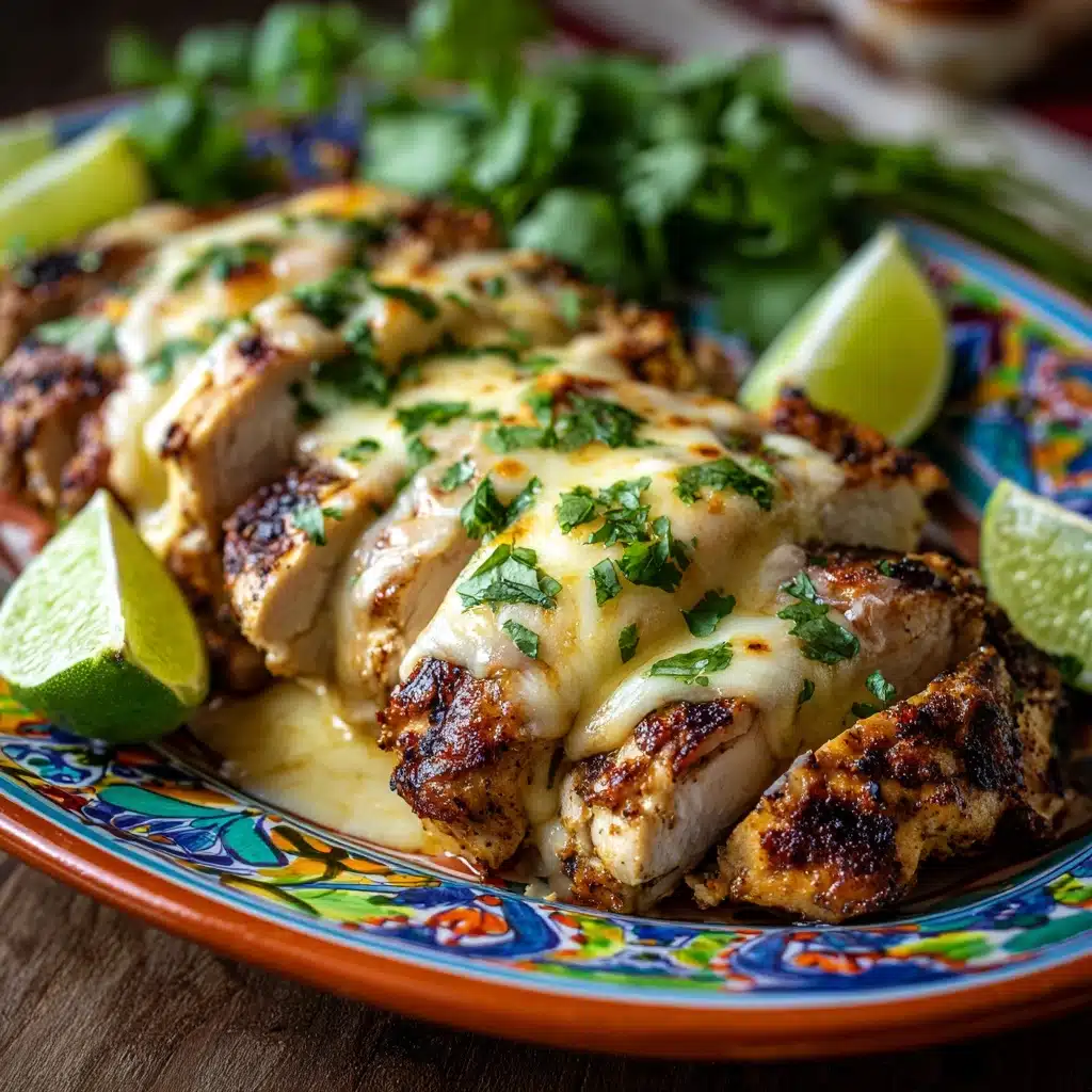Grilled Salsa Verde Pepper Jack Chicken Recipe