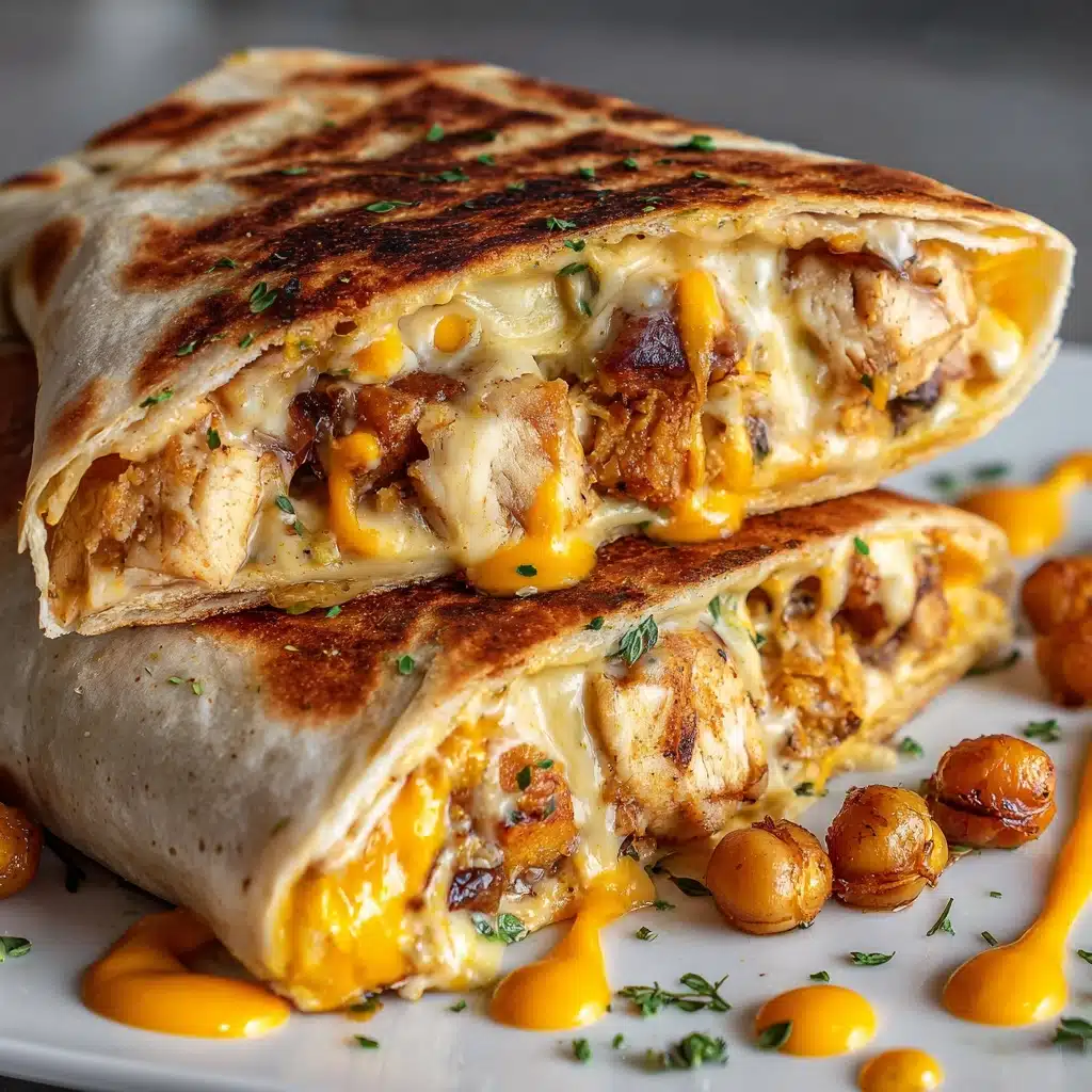 Keto Cheesy Garlic Chicken Wraps: Low-Carb, Big Flavor! Recipe - Recipe Image