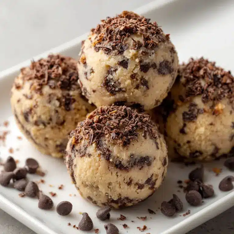 Mint Chocolate Chip Protein Balls Recipe