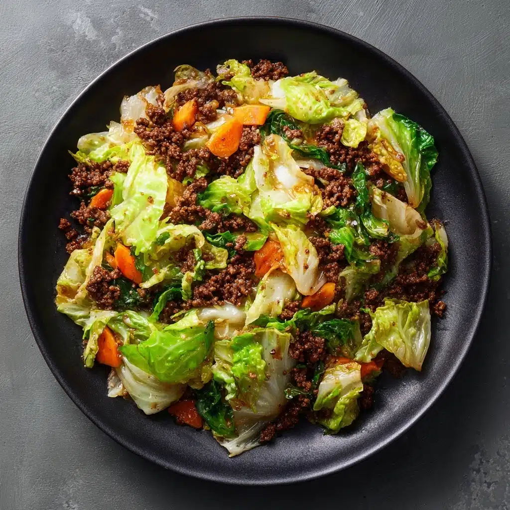 Chinese Ground Beef and Cabbage Stir-Fry Recipe - Recipe Image