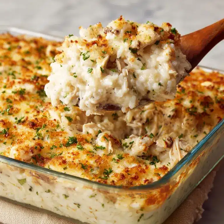 BEST EVER Chicken and Rice Casserole Recipe