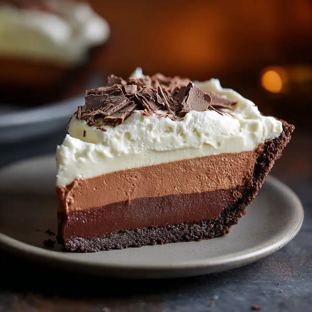 No-Bake Chocolate Cream Pie Recipe