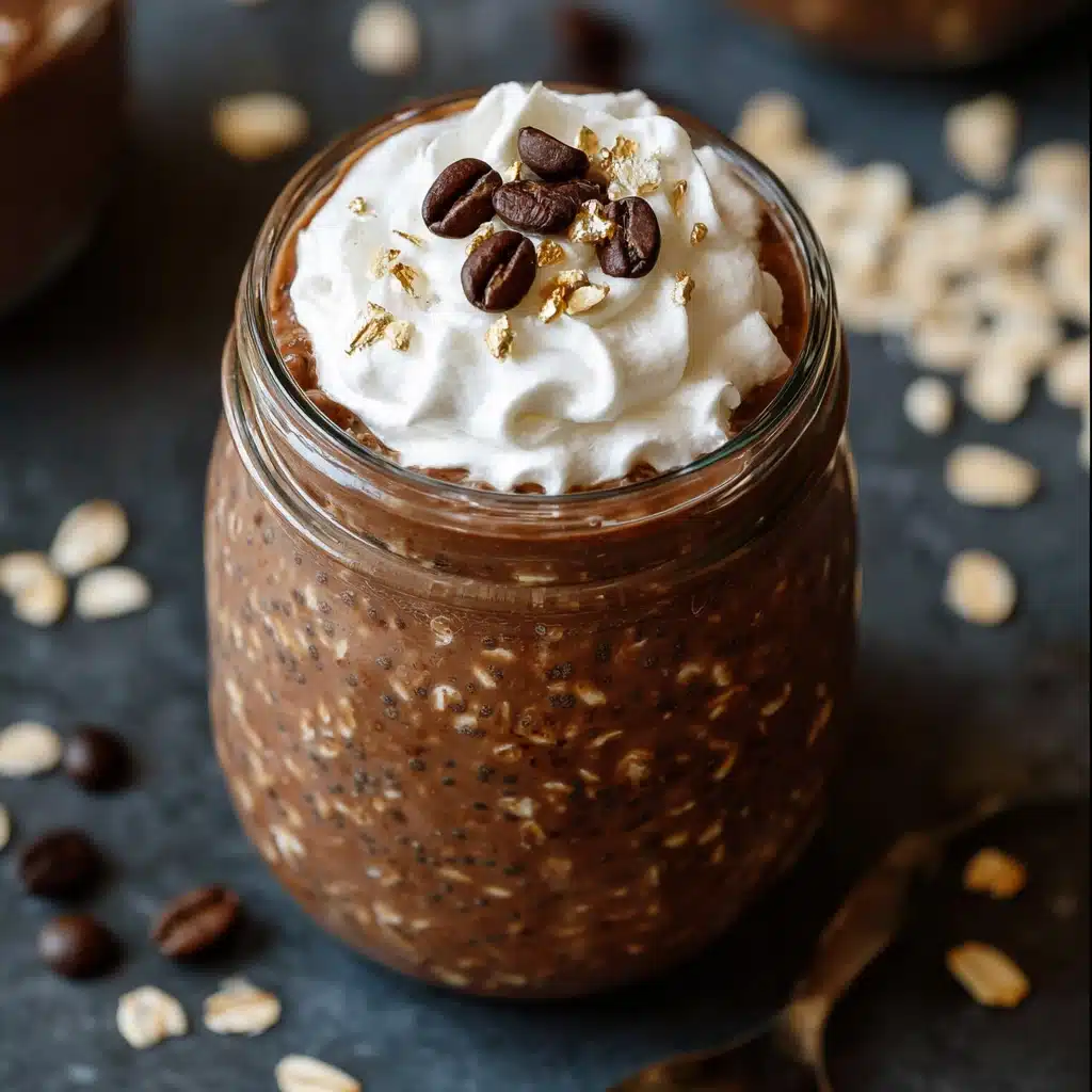 High Protein Coffee Overnight Oats Recipe