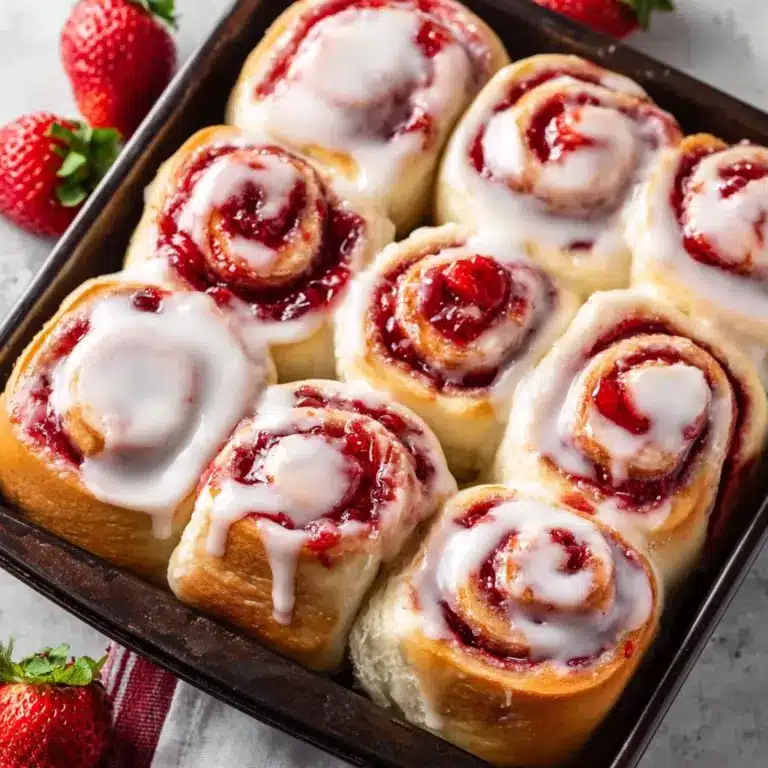 Strawberry Cheesecake Cinnabon Rolls Recipe