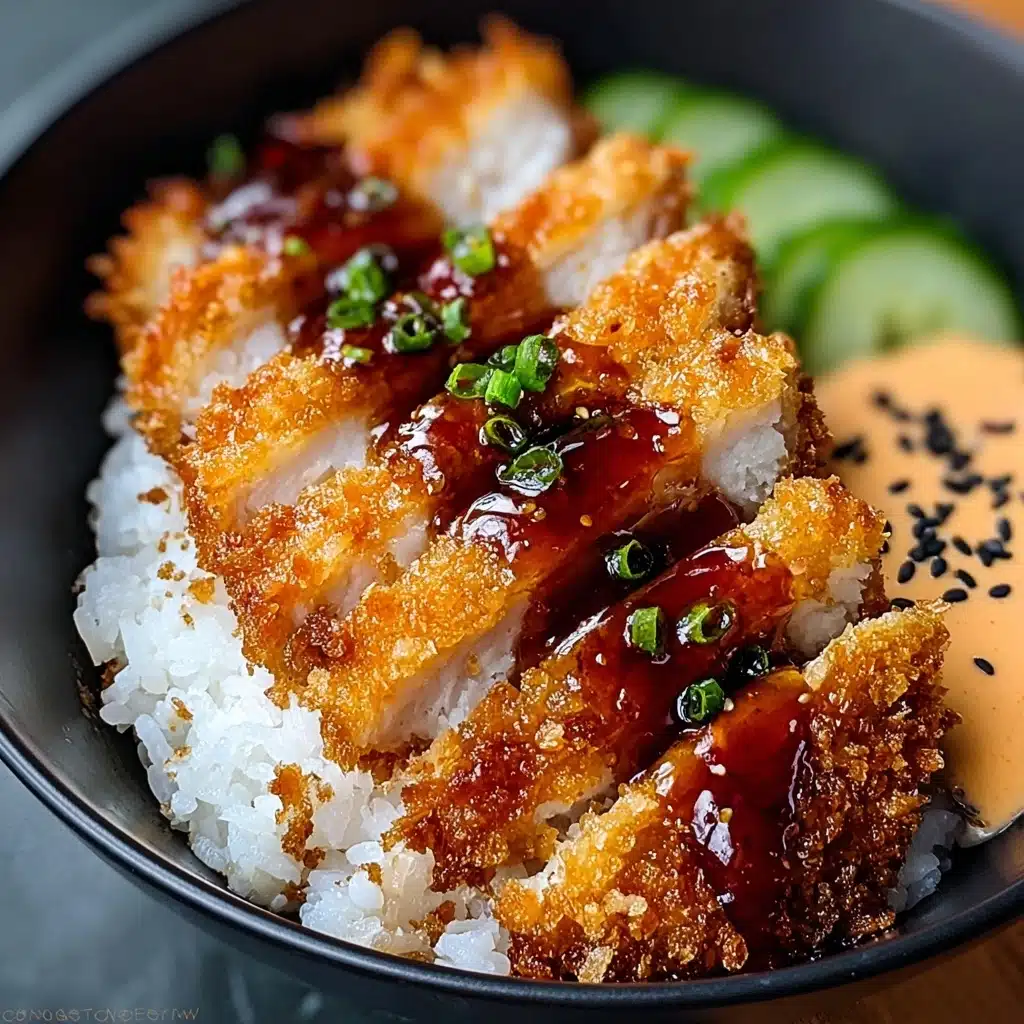 Japanese Katsu Bowls with Tonkatsu Sauce Recipe - Recipe Image