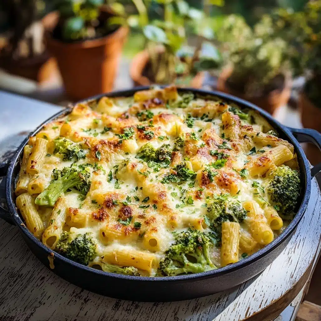 Baked Ziti with Broccoli and Alfredo Sauce Recipe - Recipe Image