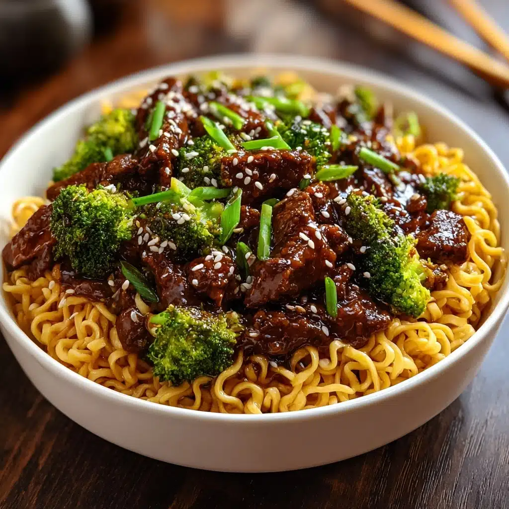 Sticky Beef Noodles Recipe - Recipe Image