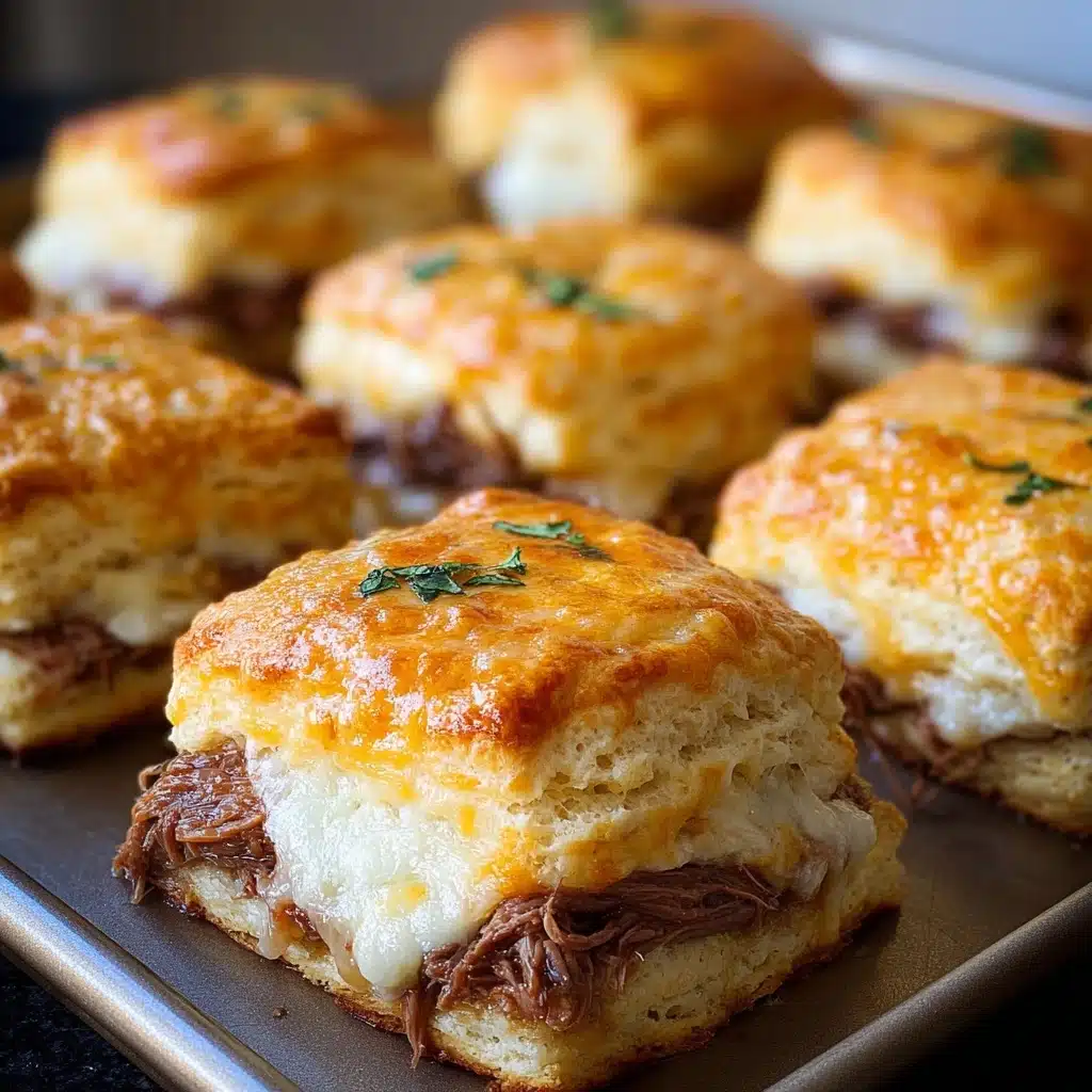 Baked French Dip Biscuits Recipe
