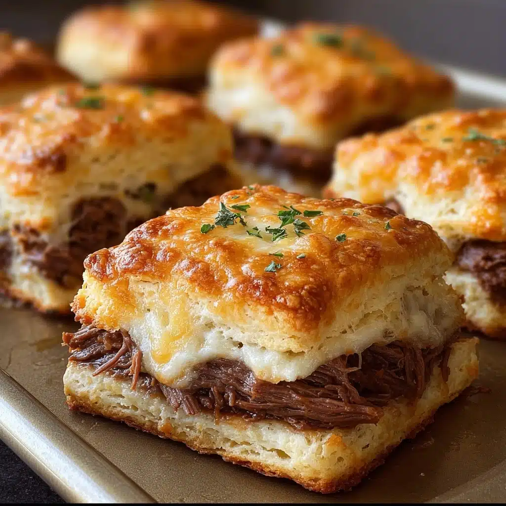 Baked French Dip Biscuits Recipe - Recipe Image