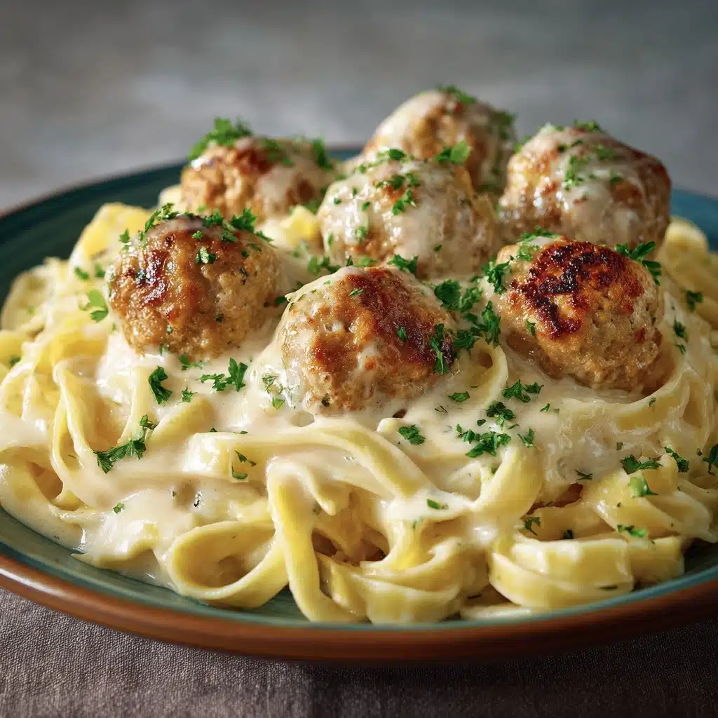 Garlic Butter Chicken Bites with Creamy Parmesan Pasta Recipe - Recipe Image