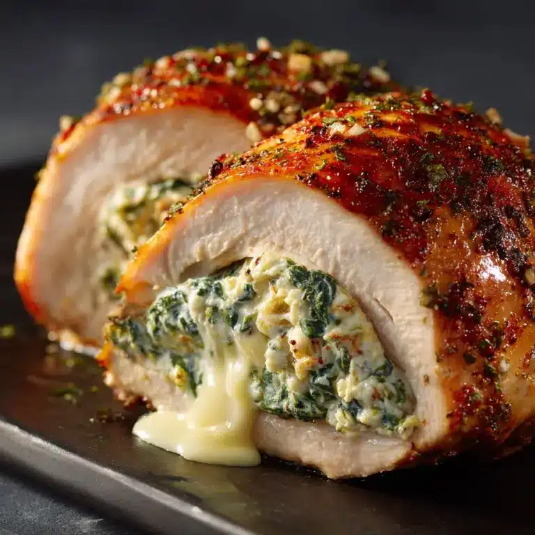 Spinach Stuffed Chicken Breasts Recipe