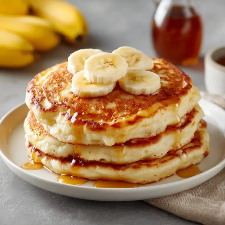Brown Sugar Banana Pancakes Recipe