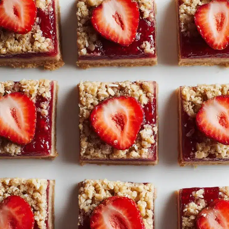 Strawberry Oatmeal Bars Recipe