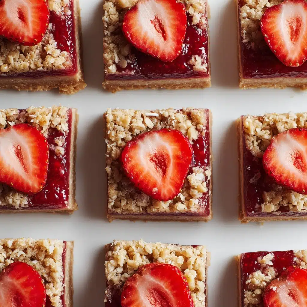 Strawberry Oatmeal Bars Recipe