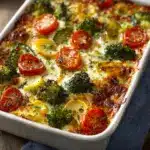 High-Protein Cottage Cheese Veggie Bake Recipe
