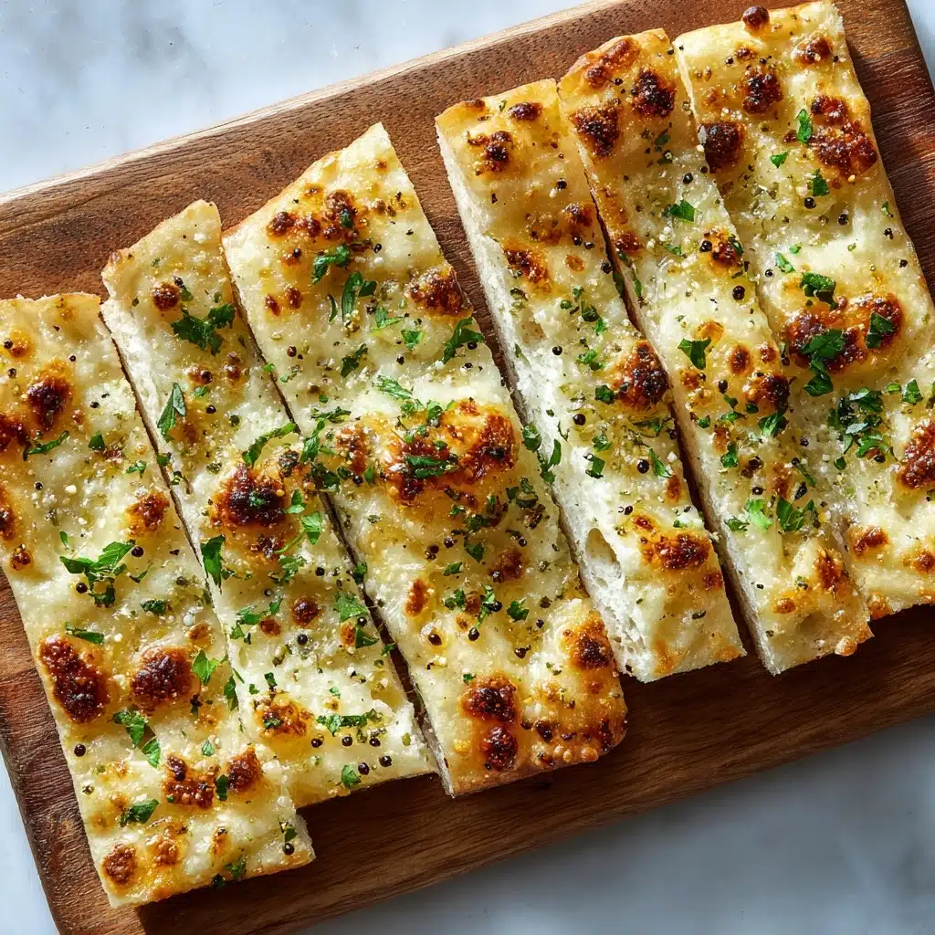 Air Fryer Garlic Flatbread – Quick & Delicious Recipe - Recipe Image