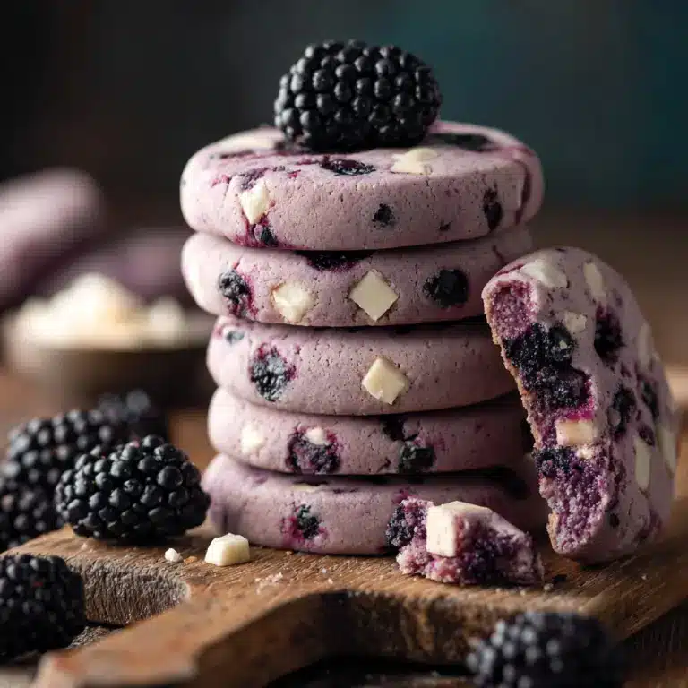 Black Raspberry and Lemon Shortbread Cookies Recipe