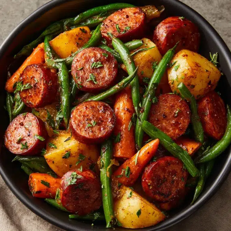Crockpot Kielbasa and Green Beans Recipe