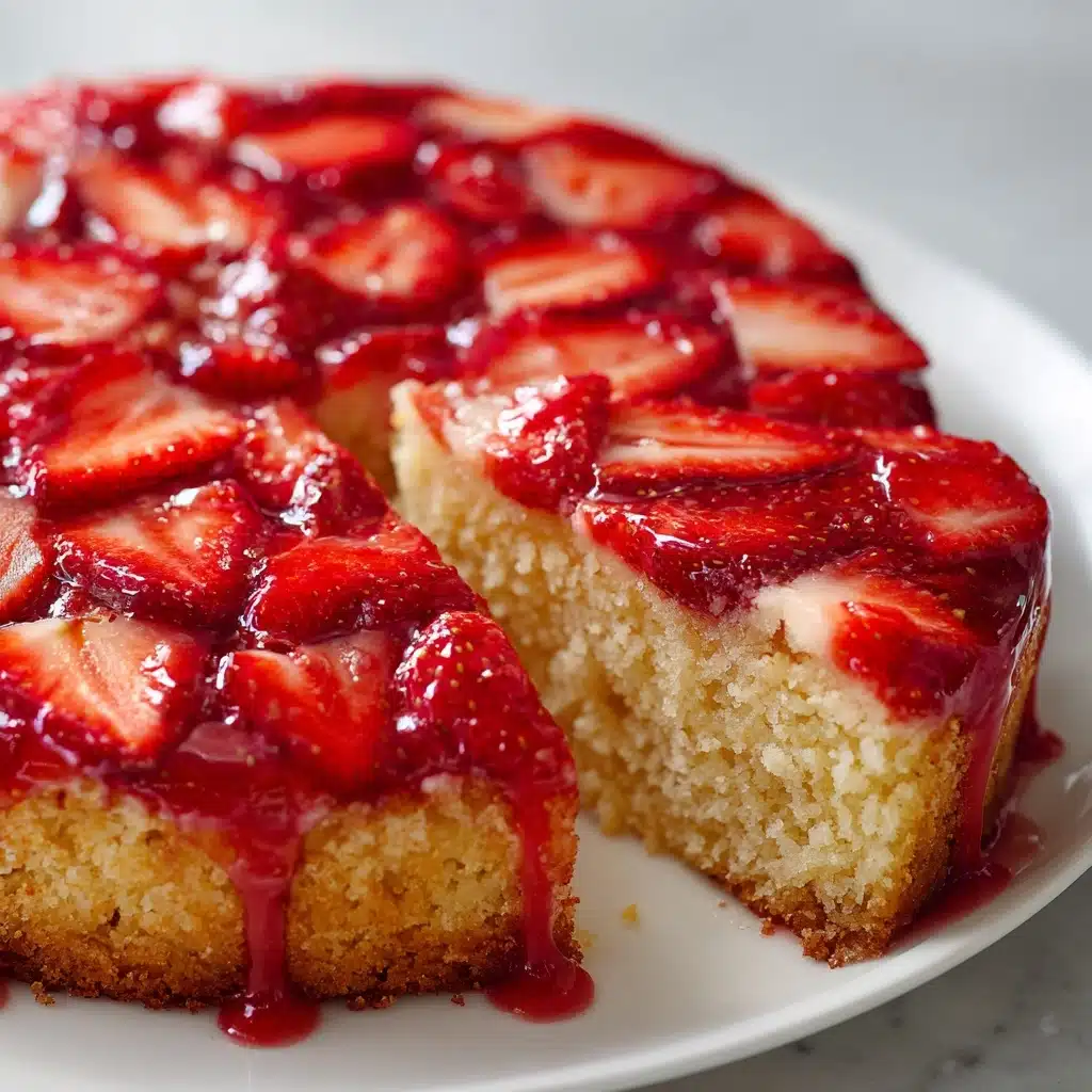 Strawberry Upside Down Cake Recipe - Recipe Image