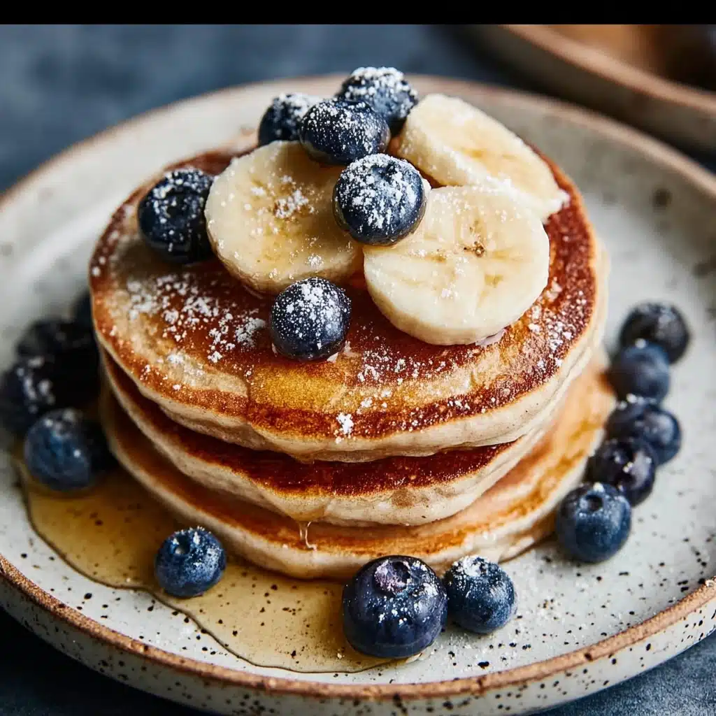 Healthy Banana Oatmeal Pancakes Recipe