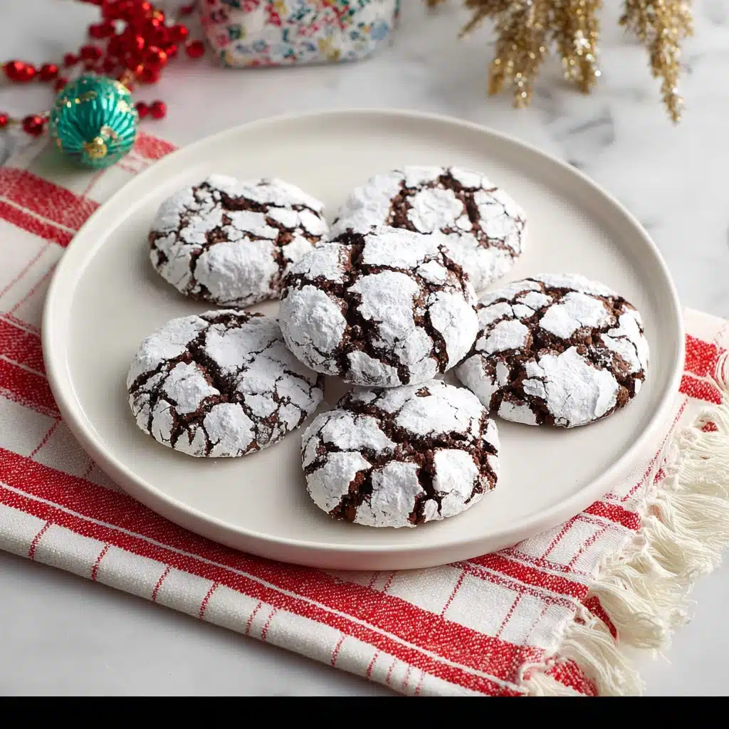 Brownie Crinkle Cookies Recipe