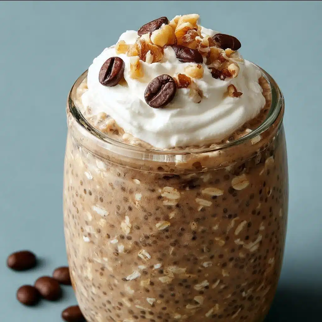 High Protein Coffee Overnight Oats Recipe - Recipe Image