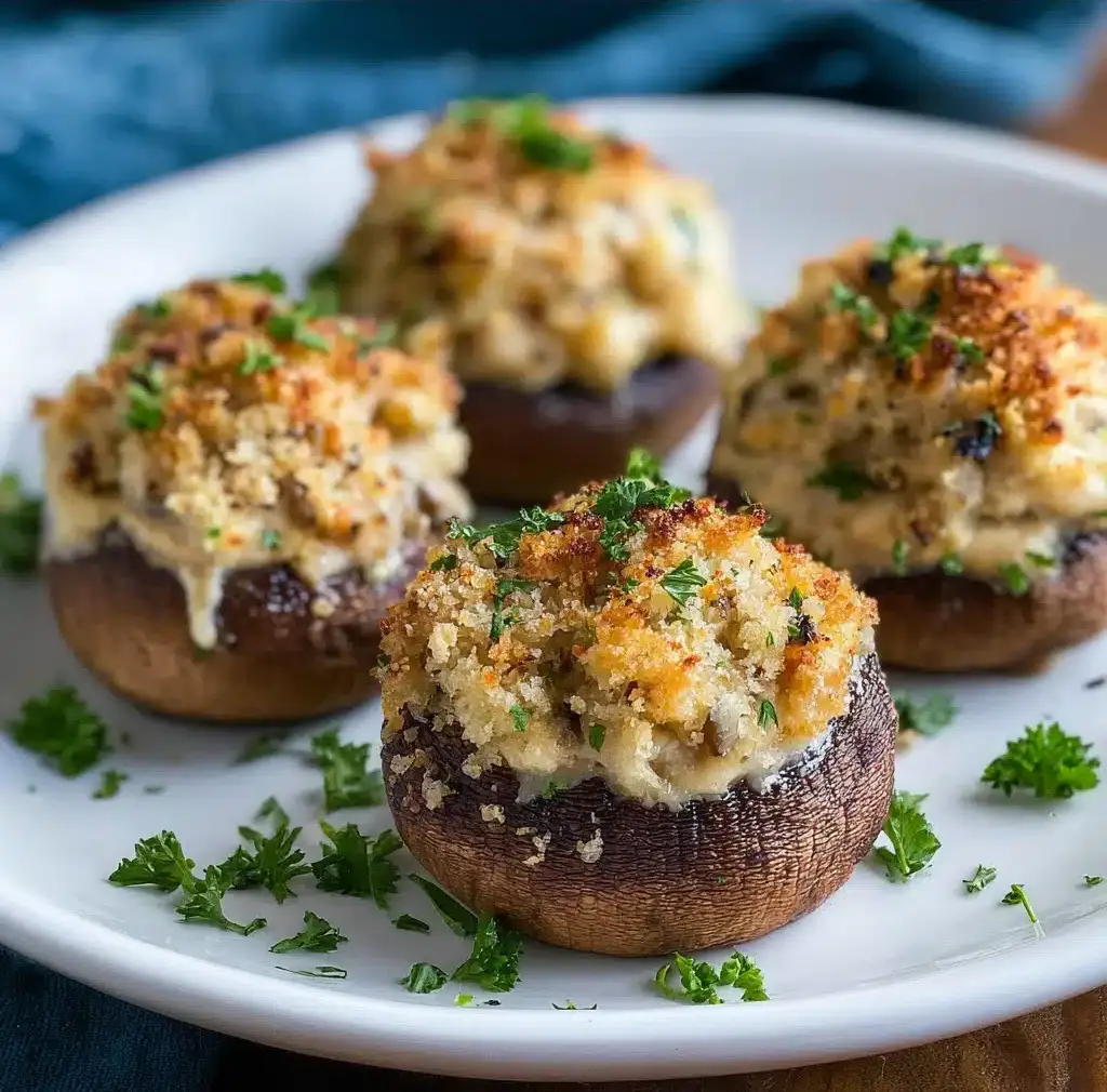 Chicken Stuffed Mushrooms Recipe