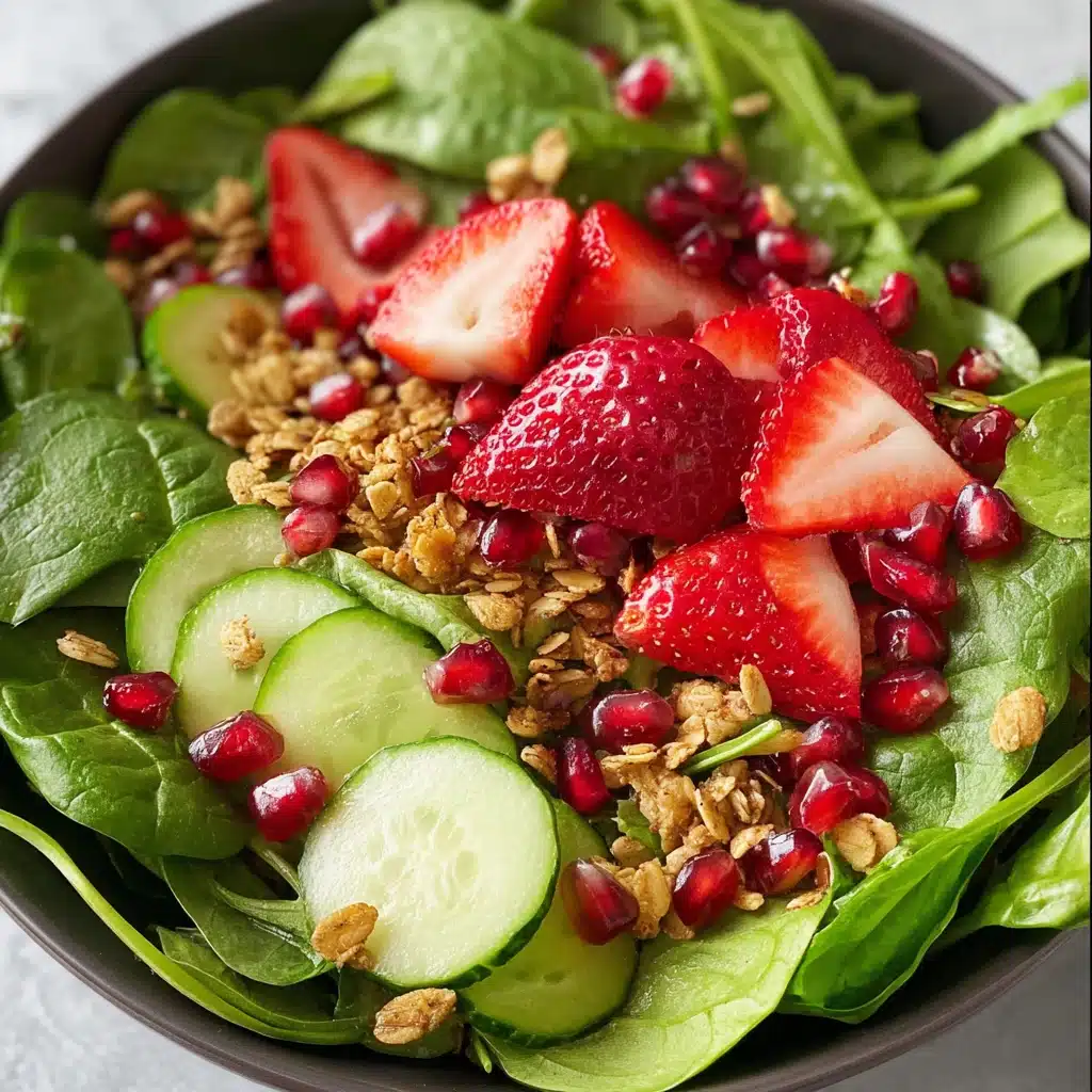 Strawberry, Snap Pea, and Mixed Green Salad Recipe - Recipe Image