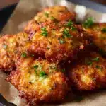 Cheesy Chicken Fritters Recipe