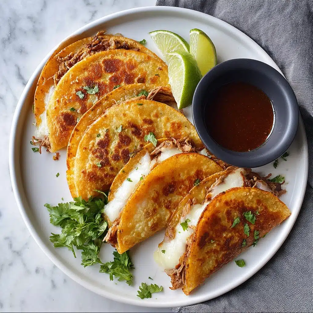 Easy Birria Tacos with Consomme in the Slow Cooker Recipe