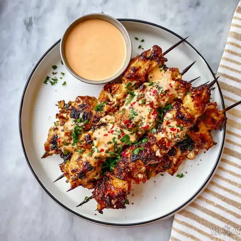 Bang Bang Chicken Skewers Recipe