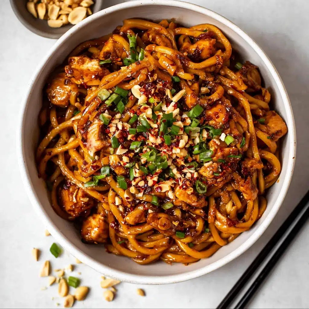 Kung Pao Chicken Noodles Recipe