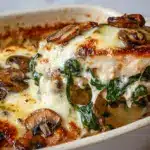 Chicken, Spinach, and Mushroom Low-Carb Oven Dish Recipe