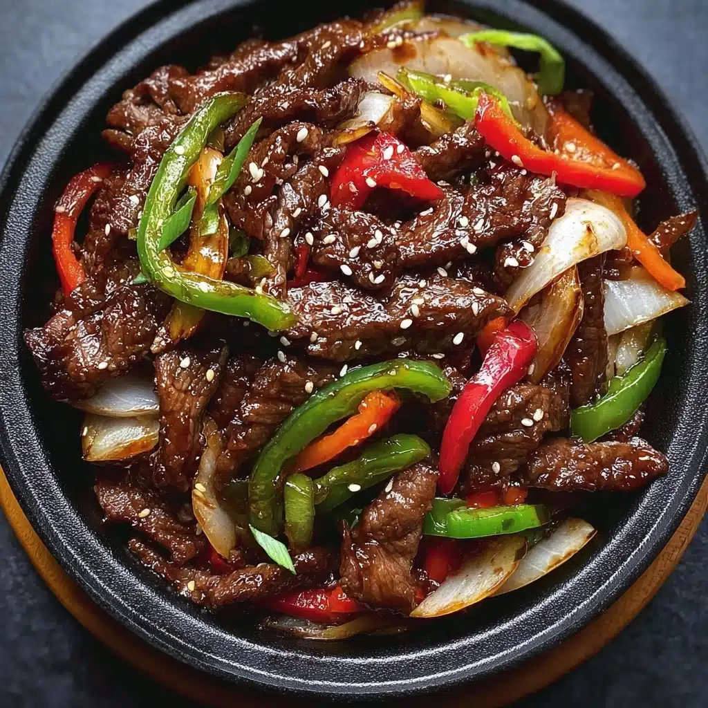 Tender and Flavorful Chinese Pepper Steak Recipe - Recipe Image
