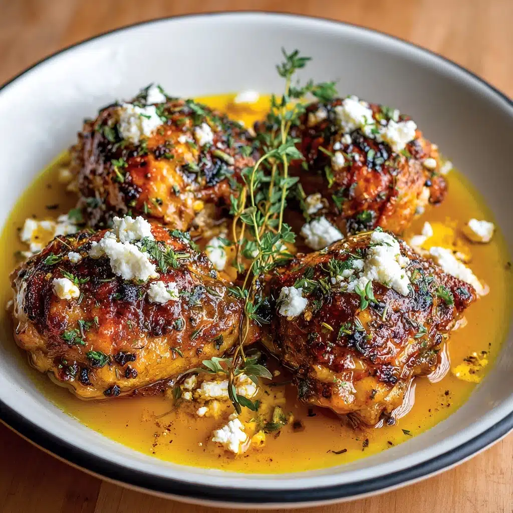 Hot Honey Feta Chicken Recipe - Recipe Image