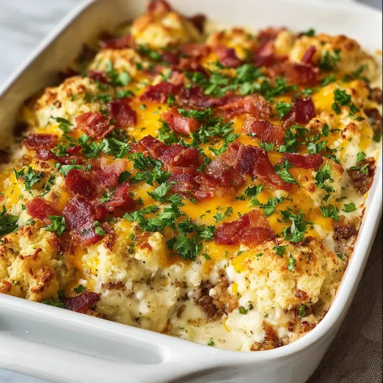 Loaded Cauliflower Casserole Recipe
