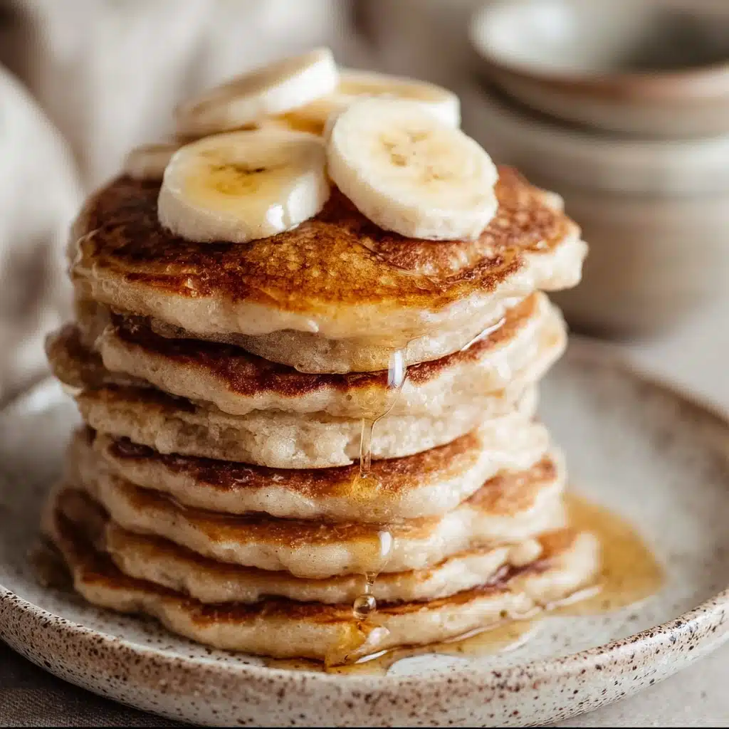 Healthy Banana Oatmeal Pancakes Recipe - Recipe Image