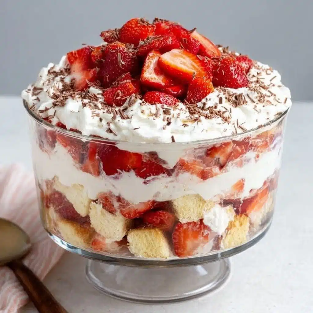 Strawberry Cheesecake Trifle Recipe - Recipe Image