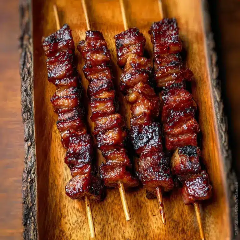 Grilled Thai Coconut Chicken Skewers Recipe