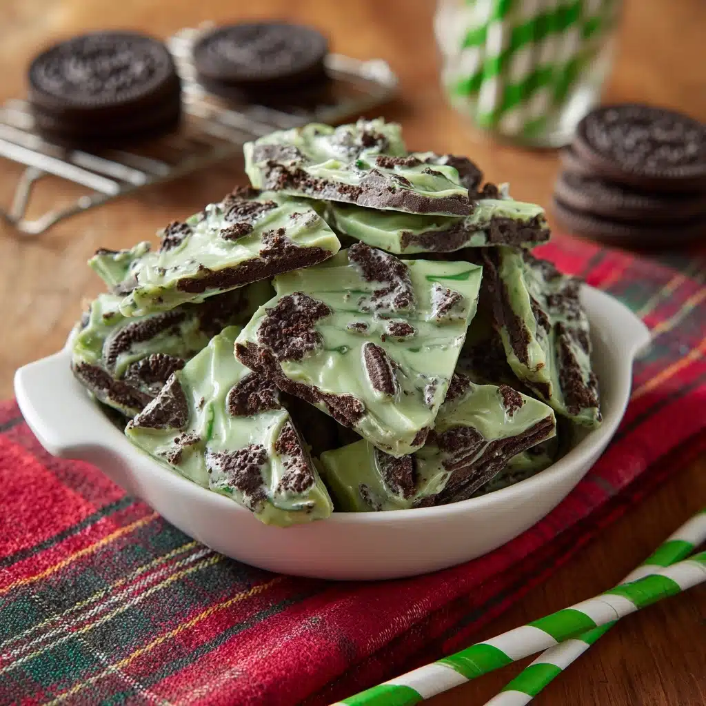Mint Oreo Bark Recipe - Recipe Image
